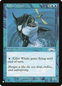 Killer Whale, The List Reprints