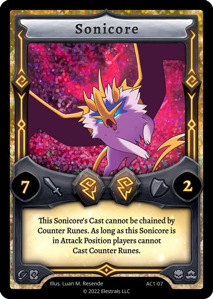 Sonicore, Holo, front