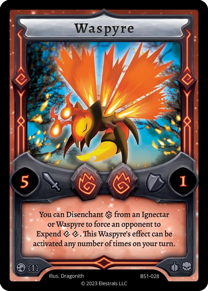 Waspyre, Standard, front