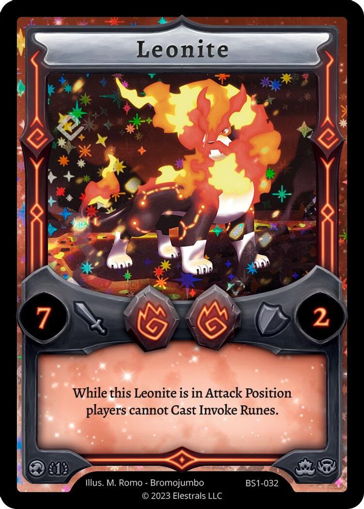 Leonite, Holo, front