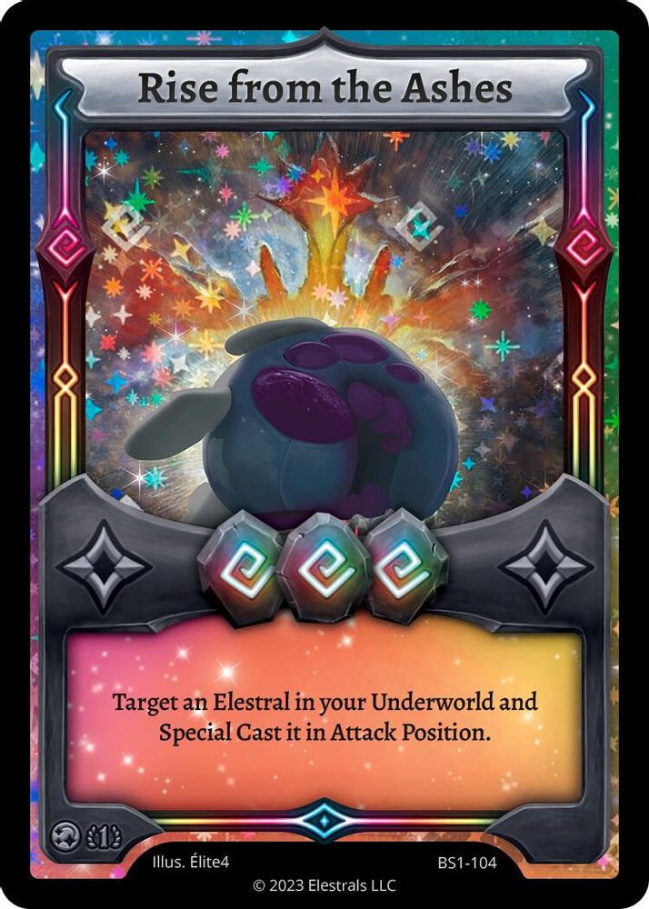 Rise from the Ashes, Holo, front