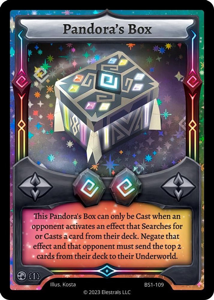 Pandora's Box, Holo, front