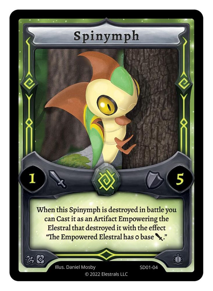 Spinymph, Standard, front