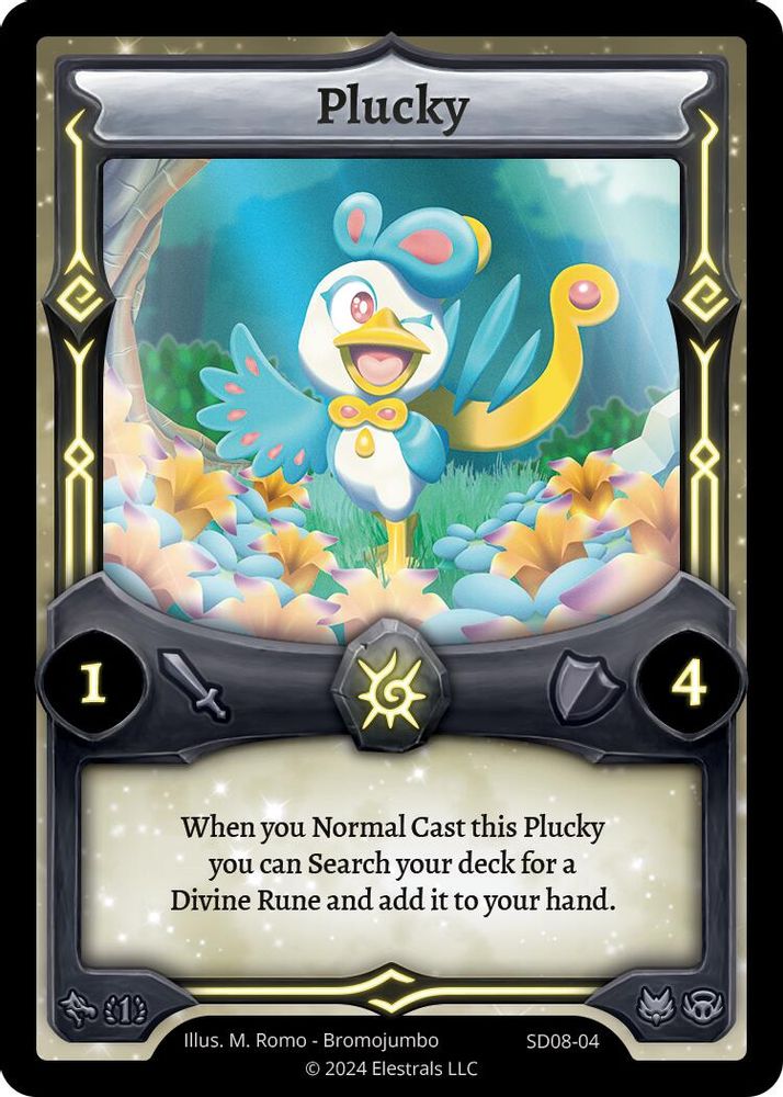 Plucky, Standard, front