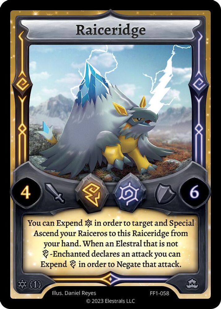 Raiceridge, Standard, front