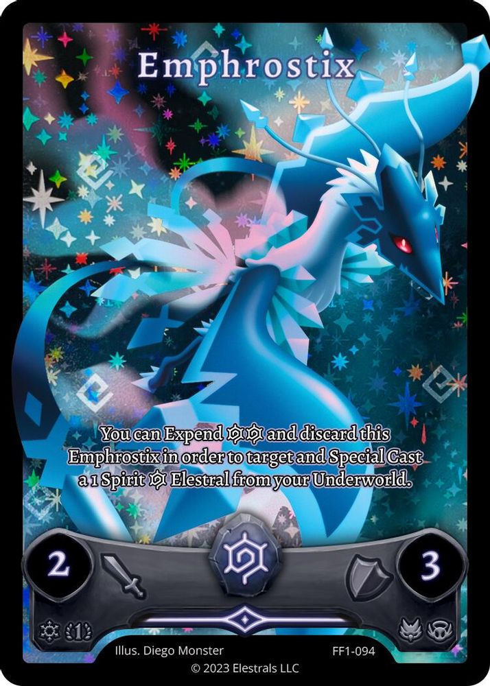 Emphrostix (Full Art), Holo, front