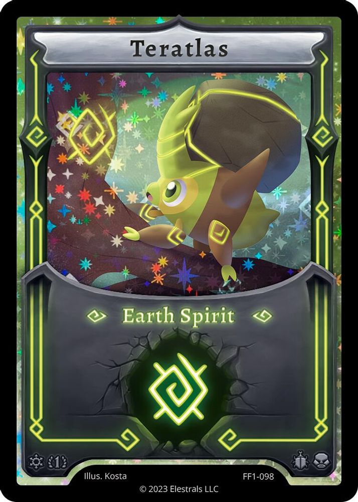 Teratlas (Alternative Art), Holo, front