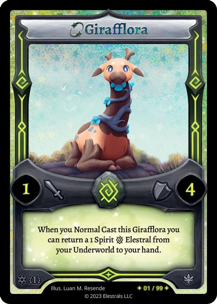 Girafflora (Serialized), Standard, front