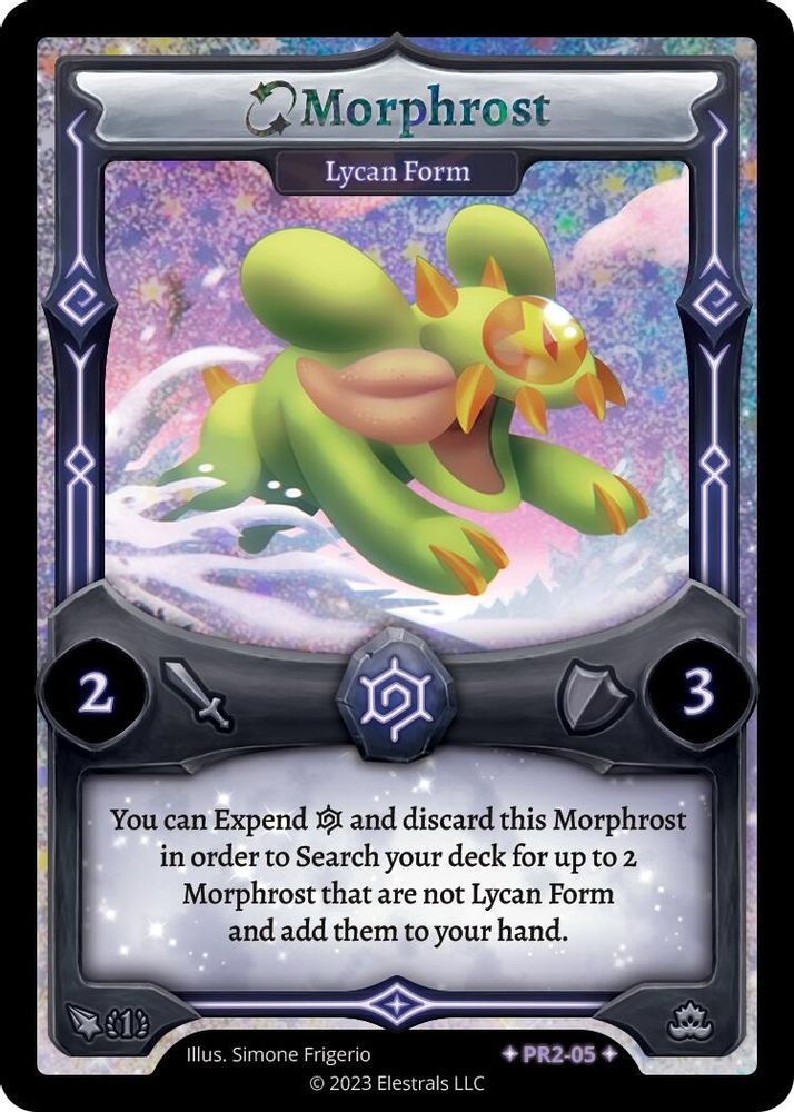 Morphrost - Lycan Form, Holo, front