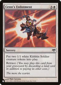 Cenn's Enlistment, The List Reprints