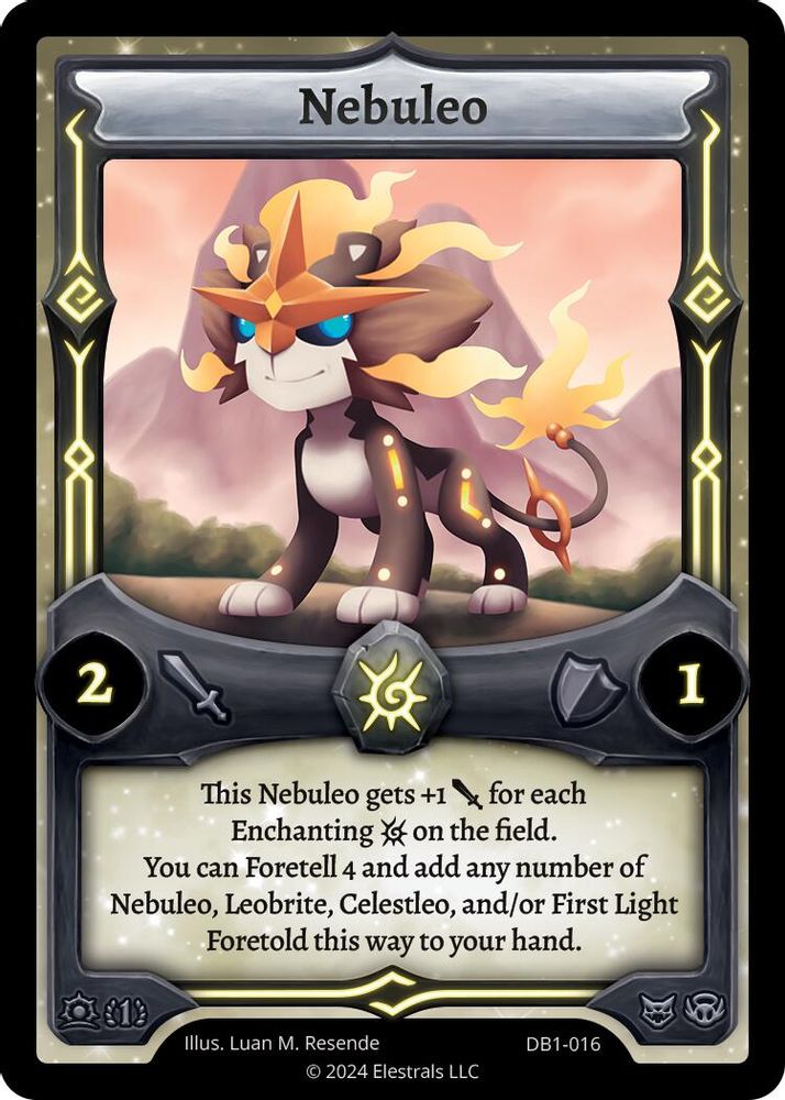 Nebuleo, Standard, front