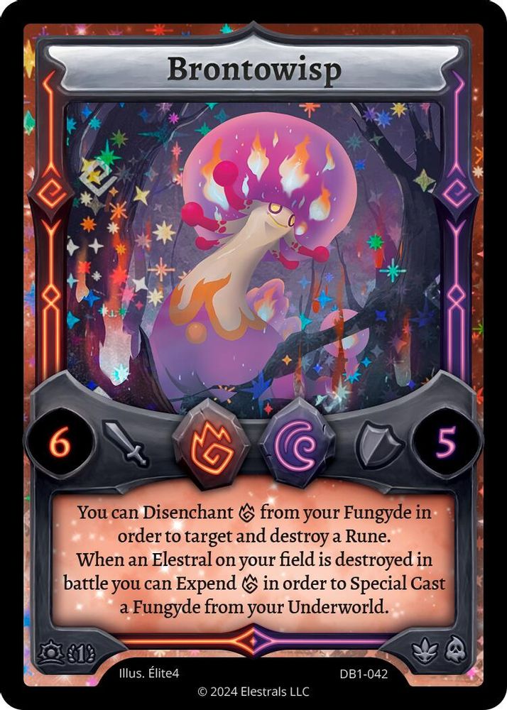 Brontowisp, Holo, front