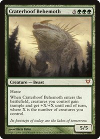 Craterhoof Behemoth, Avacyn Restored