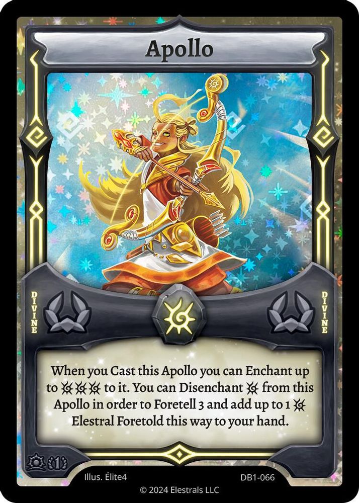 Apollo, Holo, front