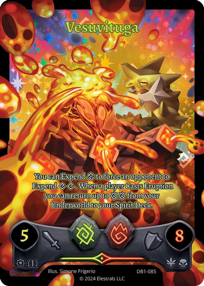 Vesuvituga (Full Art), Holo, front