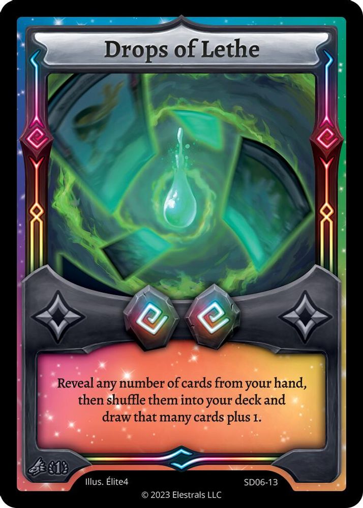 Drops of Lethe, Standard, front