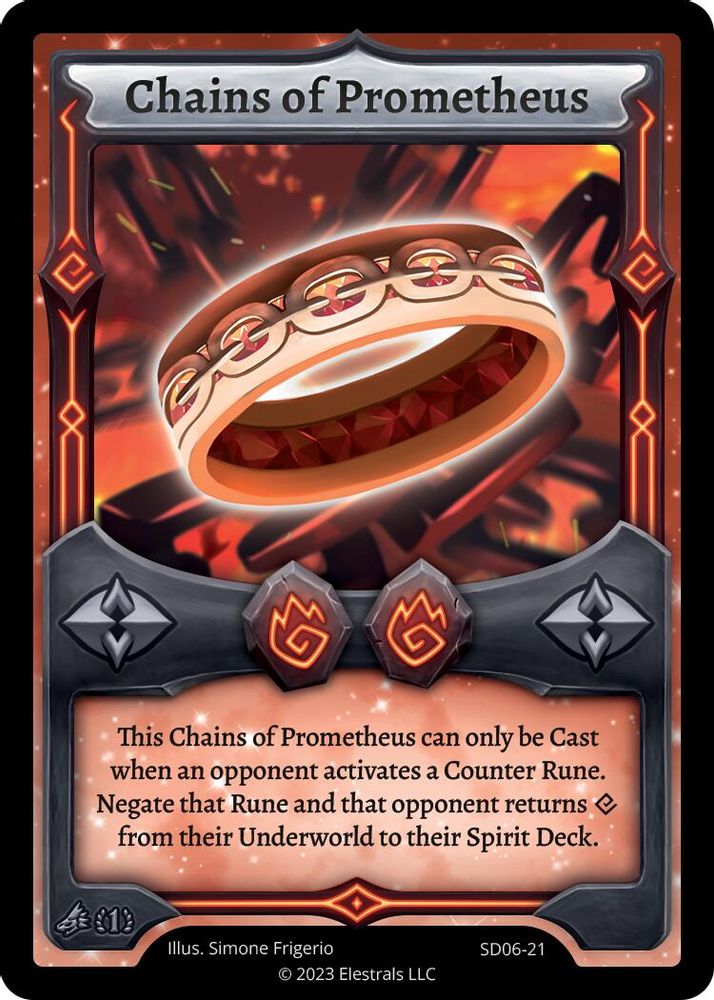 Chains of Prometheus, Standard, front