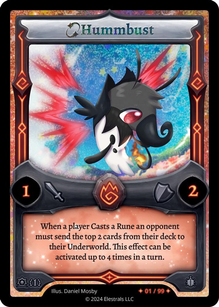 Hummbust (Serialized), Holo, front