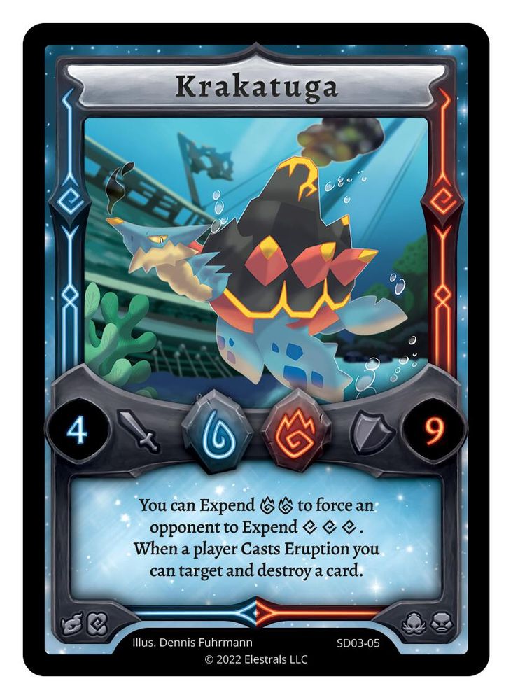 Krakatuga, Standard, front