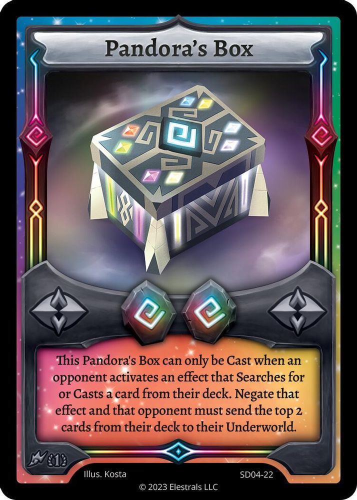 Pandora's Box, Standard, front
