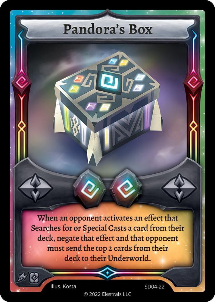 Pandora's Box, Standard, front