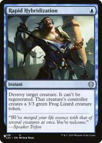 Rapid Hybridization, The List Reprints