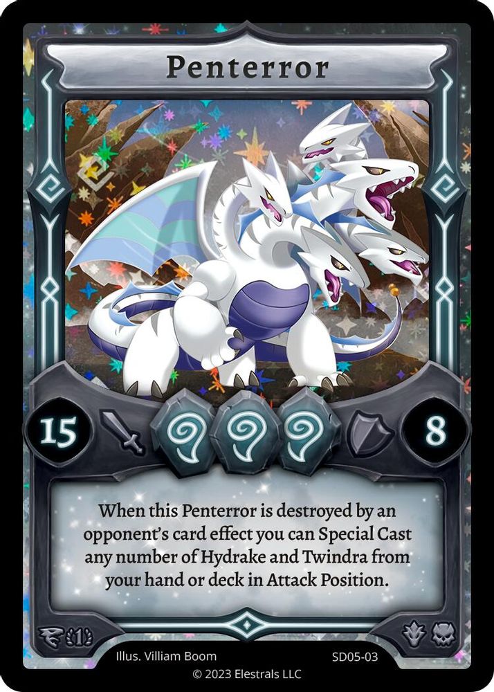 Penterror, Holo, front