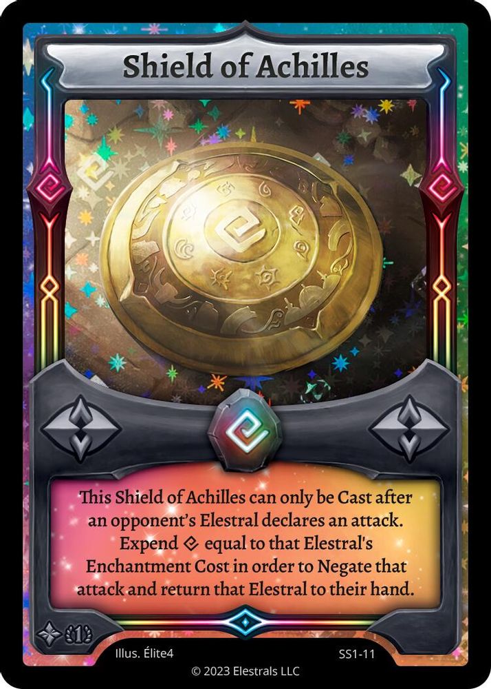 Shield of Achilles, Holo, front