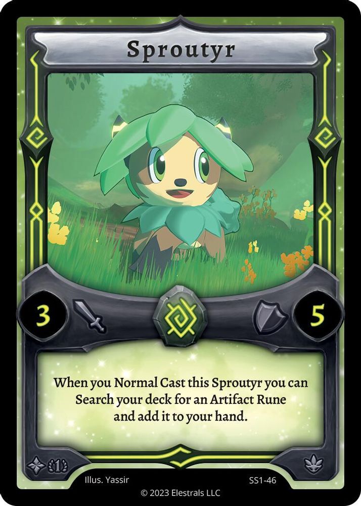 Sproutyr, Standard, front