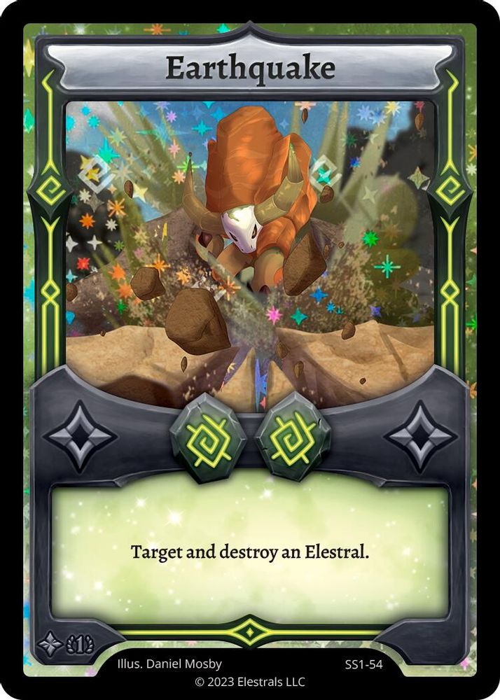 Earthquake, Holo, front
