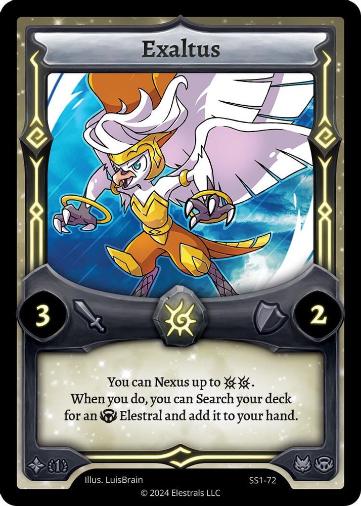 Exaltus, Standard, front