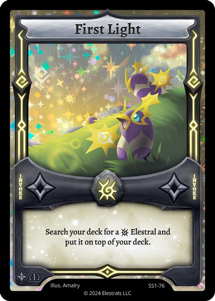 First Light, Holo, front