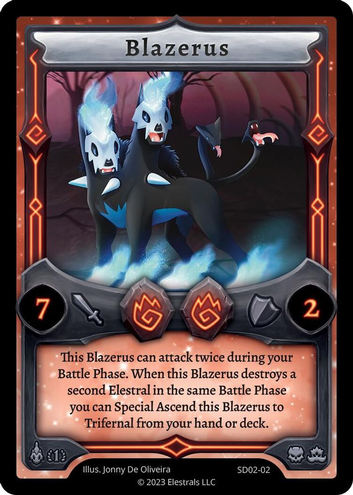Blazerus, Standard, front
