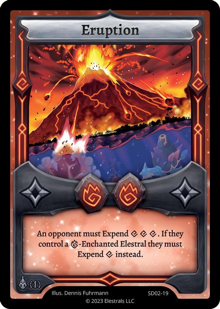 Eruption, Standard, front