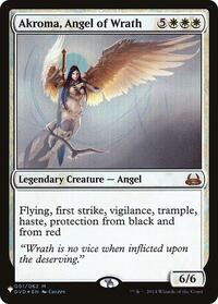Akroma, Angel of Wrath, The List Reprints