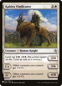Kabira Vindicator, The List Reprints