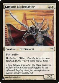 Kitsune Blademaster, The List Reprints