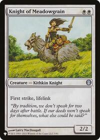 Knight of Meadowgrain, The List Reprints