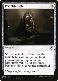 Portable Hole, The List Reprints