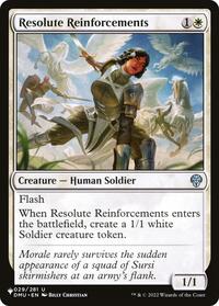 Resolute Reinforcements, The List Reprints