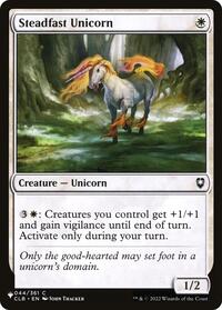 Steadfast Unicorn, The List Reprints