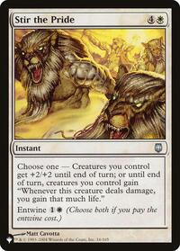 Stir the Pride, The List Reprints