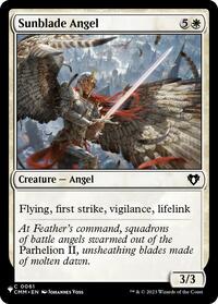Sunblade Angel, The List Reprints