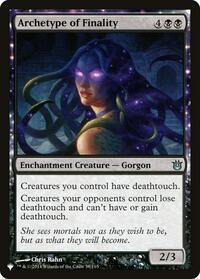 Archetype of Finality, The List Reprints