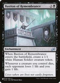 Bastion of Remembrance, The List Reprints