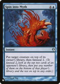Spin into Myth, The List Reprints