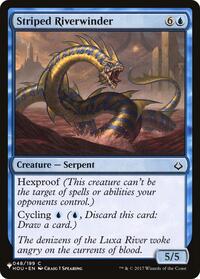 Striped Riverwinder, The List Reprints