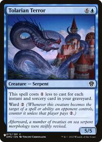 Tolarian Terror, The List Reprints