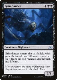 Grimdancer, The List Reprints