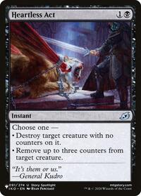 Heartless Act, The List Reprints